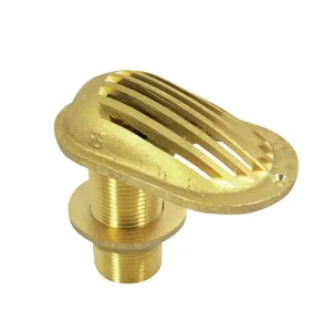 Pasacascos con rejilla en latón