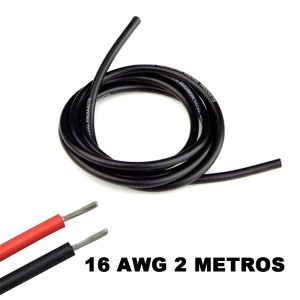 Cable Eléctrico Silicona Flexible 16 Awg (Negro) | Mejor Agarre Y Comodidad
