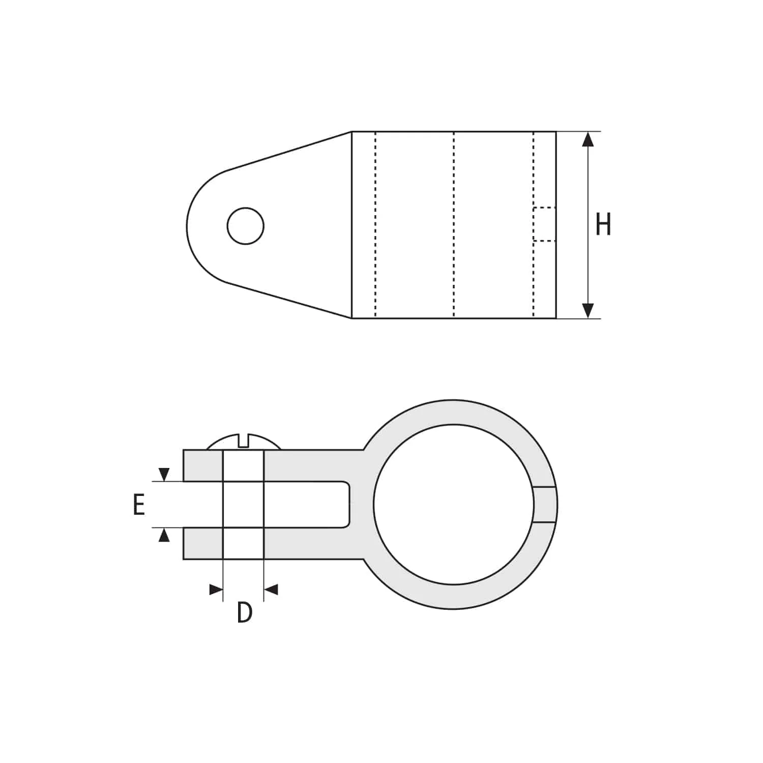 Brida para tubo acero inoxidable - Imagen 2