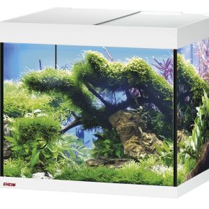 EHEIM vivalineLED 150 acuario+cubierta+técnica blanco