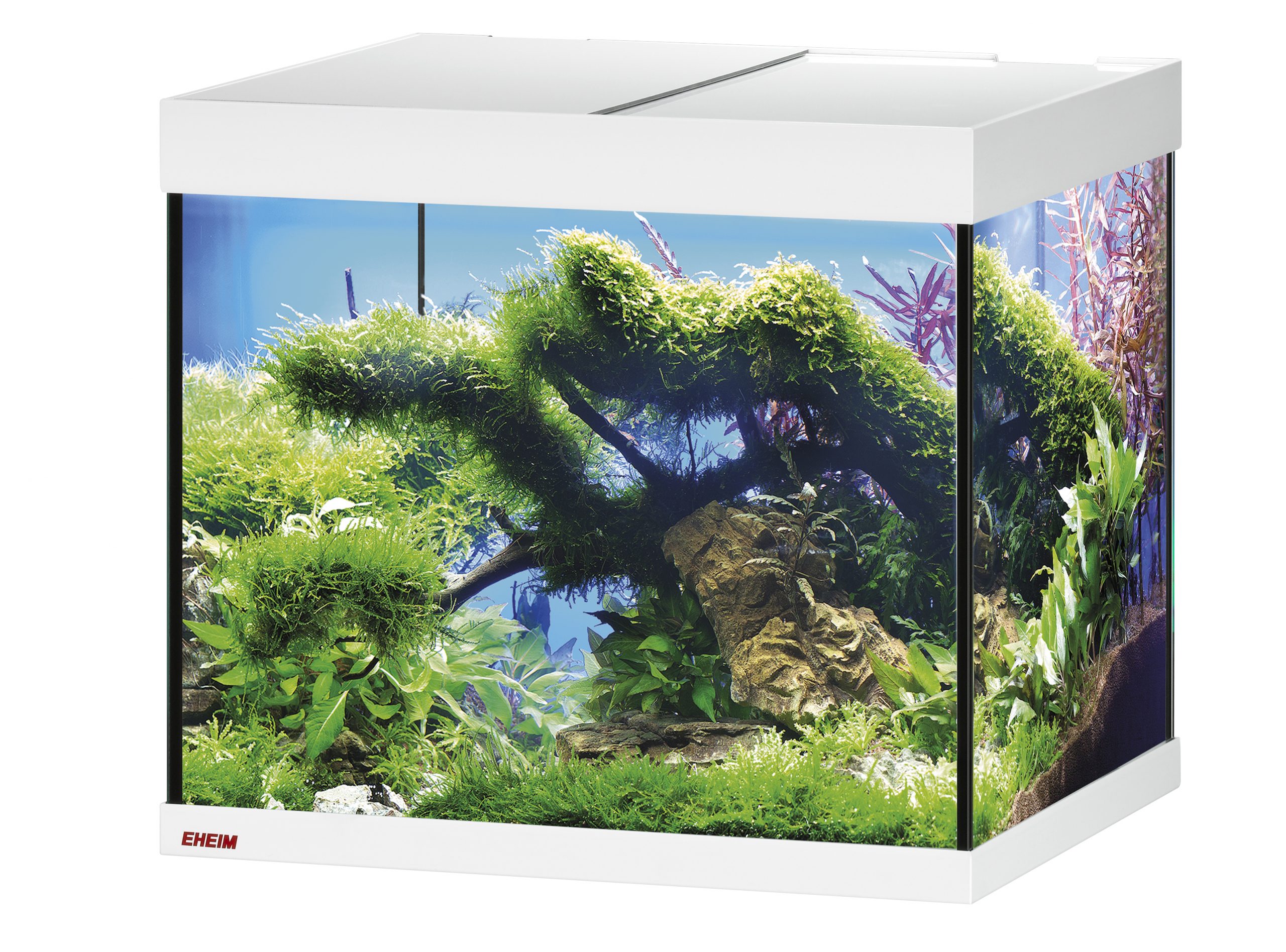 EHEIM vivalineLED 150 acuario+cubierta+técnica blanco