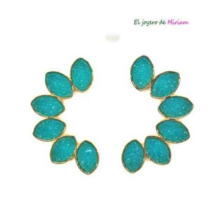 Pendientes turquesas