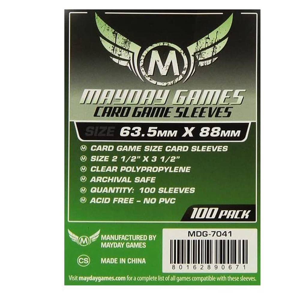 FUNDA 63.5MMX88MM 100PACK