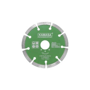 Disco diamantado segmentado 4.5″ (115mm) húmedo / seco verde ***