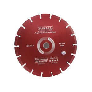 Disco diamantado segmentado 9″ (230mm) guinda