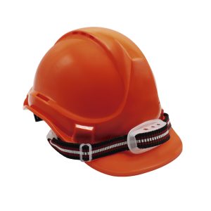 Casco de seguridad naranja