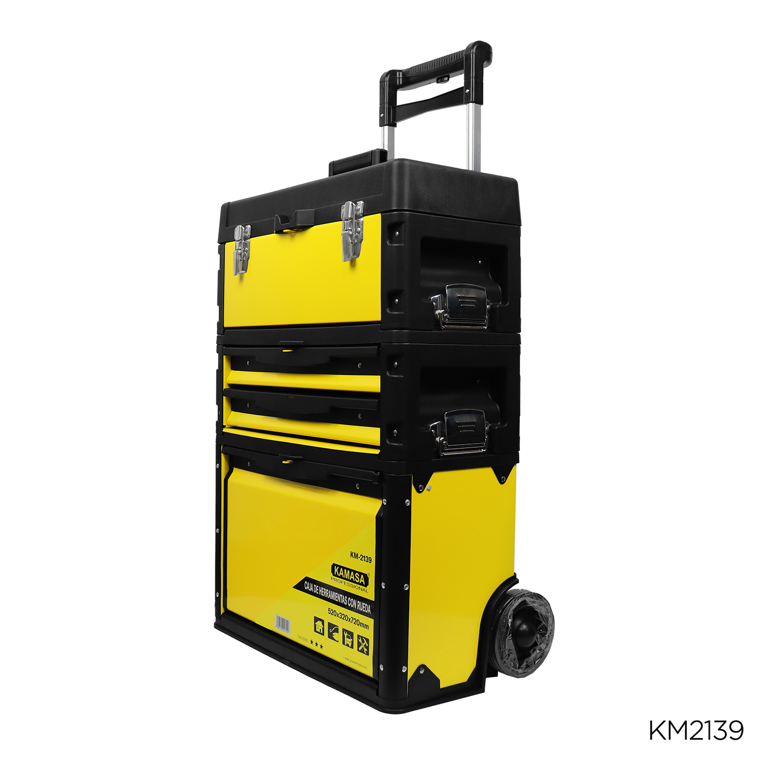 Caja de herramientas con rueda 520X30X720MM ***
