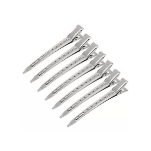 Pinzas pelo curvadas de aluminio pack 12 unidades