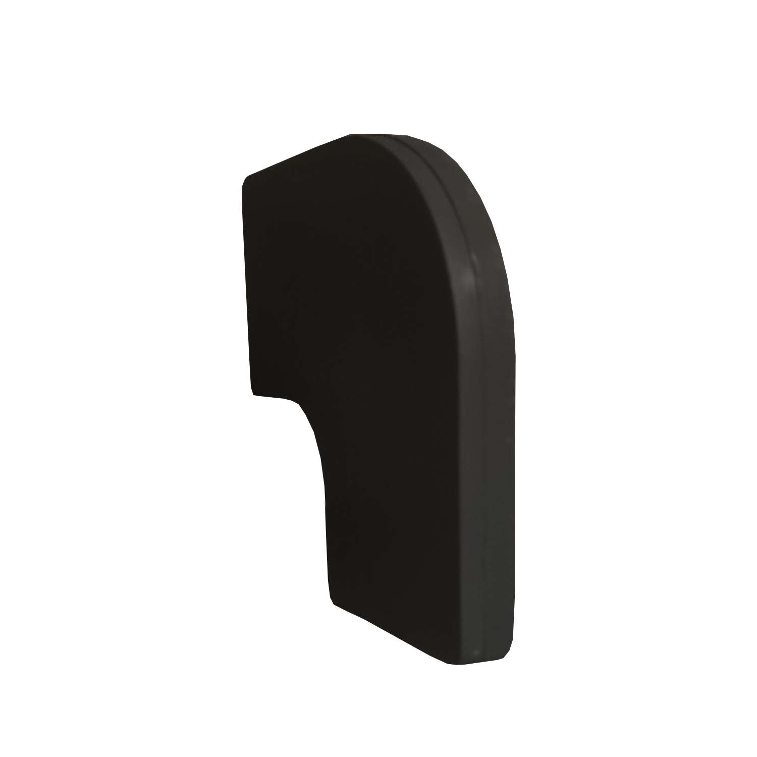 Tapa para Perfil Aluminio Ángulo Corto color Negro - Imagen 2