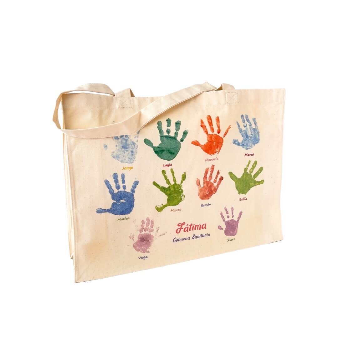 Bolsa con dibujos de los alumnos para profes - Imagen 3