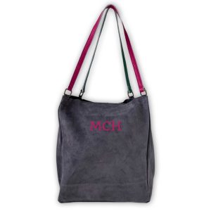 Bolso personalizable con correa bicolor