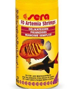 Alimento para peces de pigmento rojo Sera FD Artemia Shrimps (100 ml.)