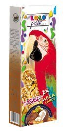 Barritas de nueces y coco para loros grandes 450 gr (2 piezas)