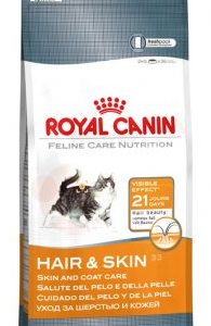 Alimento para gatos adultos Royal Canin Hair & Skin 33 (4 Kg.)