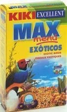 Alimento completo para pájaros exóticos con gránulos vitaminados KIKI MAX Menú 400gr